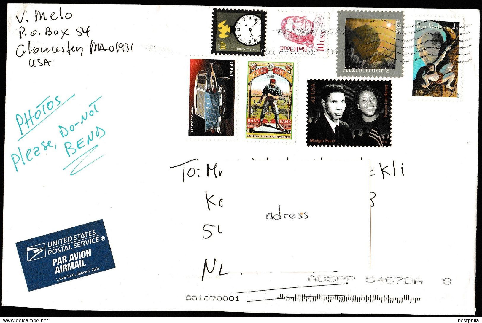 Usa, Amerika, Verenigde Staten - Postal History & Philatelic Cover With Registered Letter - 169 - Other & Unclassified