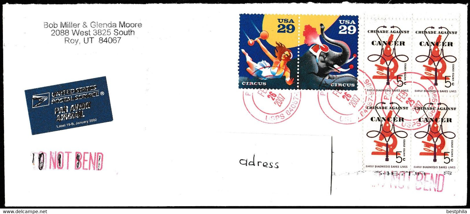 Usa, Amerika, Verenigde Staten - Postal History & Philatelic Cover With Registered Letter - 181 - Andere & Zonder Classificatie