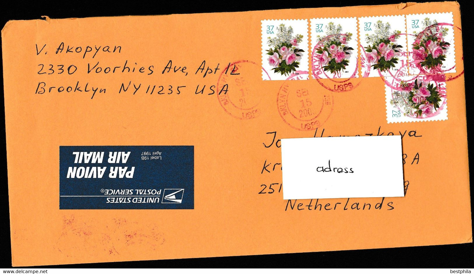 Usa, Amerika, Verenigde Staten - Postal History & Philatelic Cover With Registered Letter - 182 - Sonstige & Ohne Zuordnung