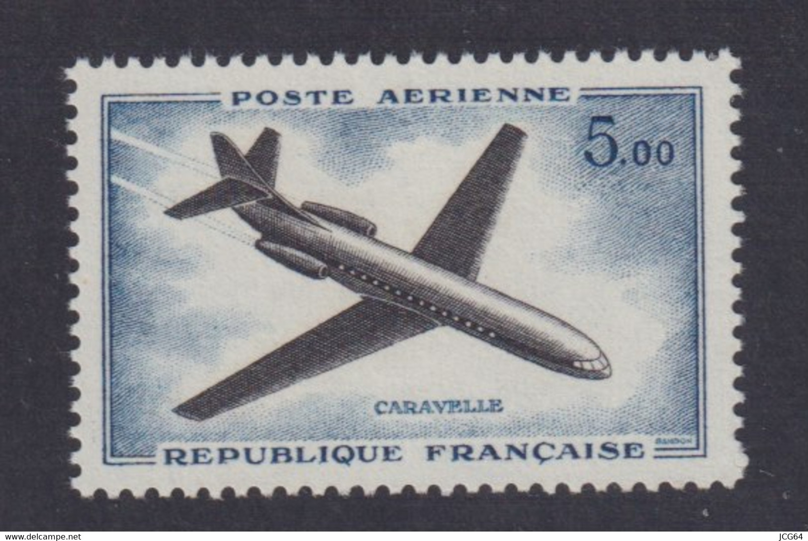 N°40** PA  (1960/64)  NEUF** 5F CARAVELLE SANS TRACE DE CHARNIERE MNH TTB - 1927-1959 Neufs