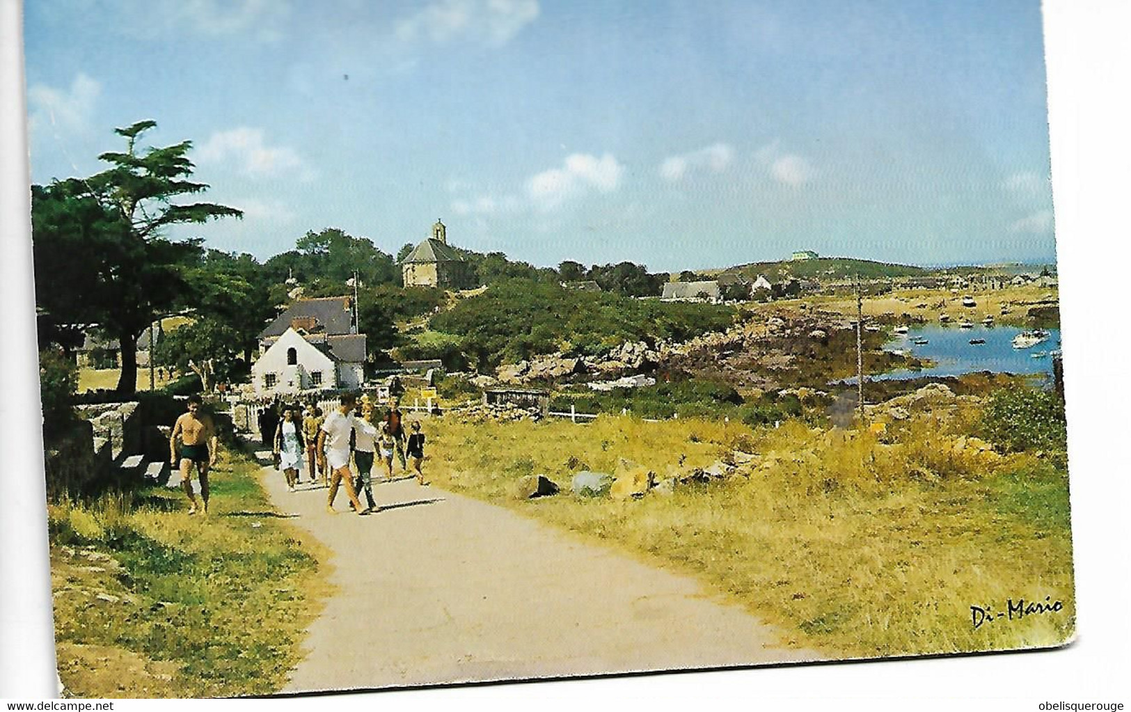 LES ILES CHAUSSEY -  GRANDE ILE VUE DE L HOTEL DU FORT VERS 1970 N°495 ANIMATION - Autres & Non Classés