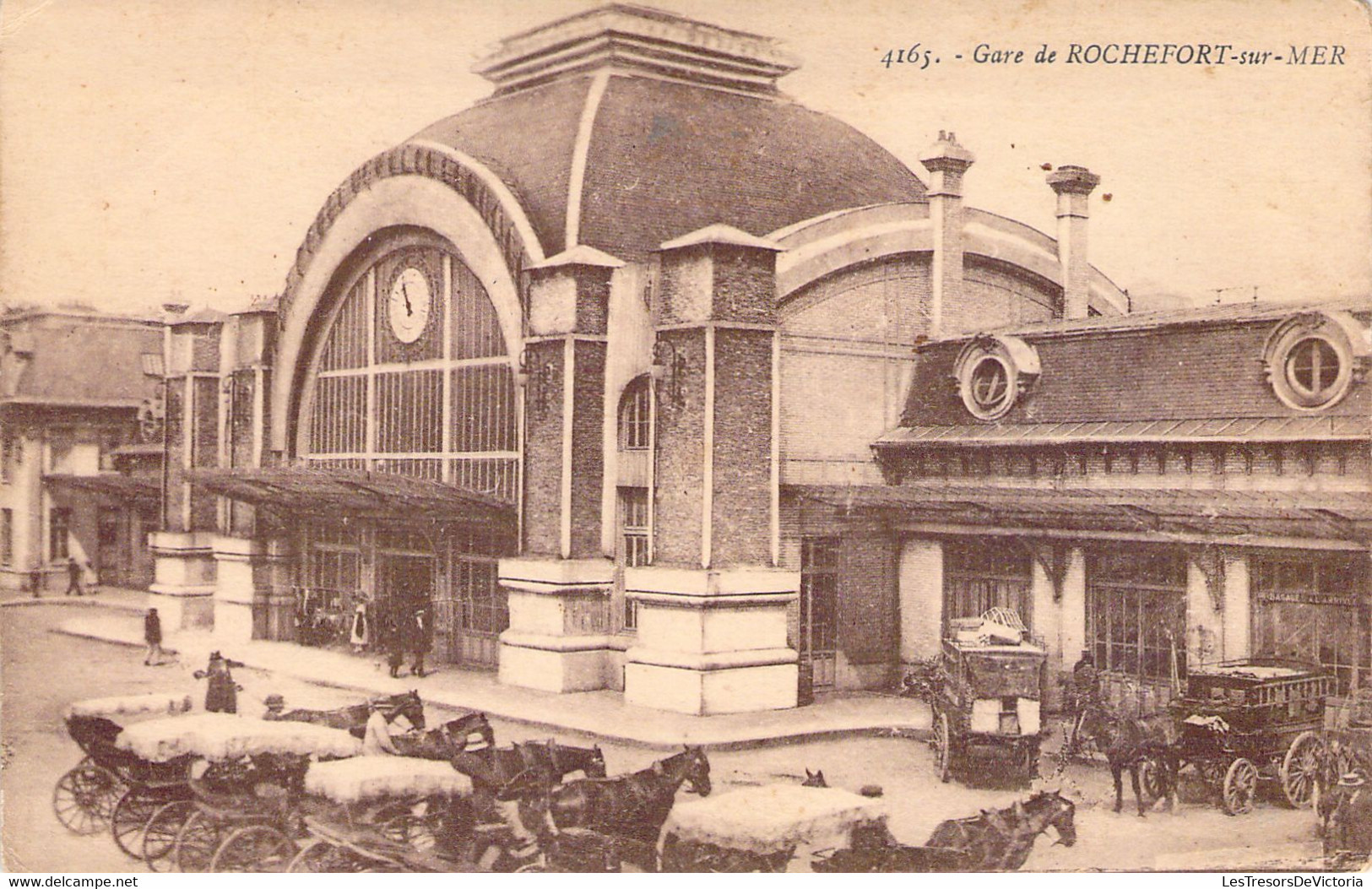 FRANCE - 17 - ROCHEFORT SUR MER - Gare - Carte Postale Ancienne - Rochefort