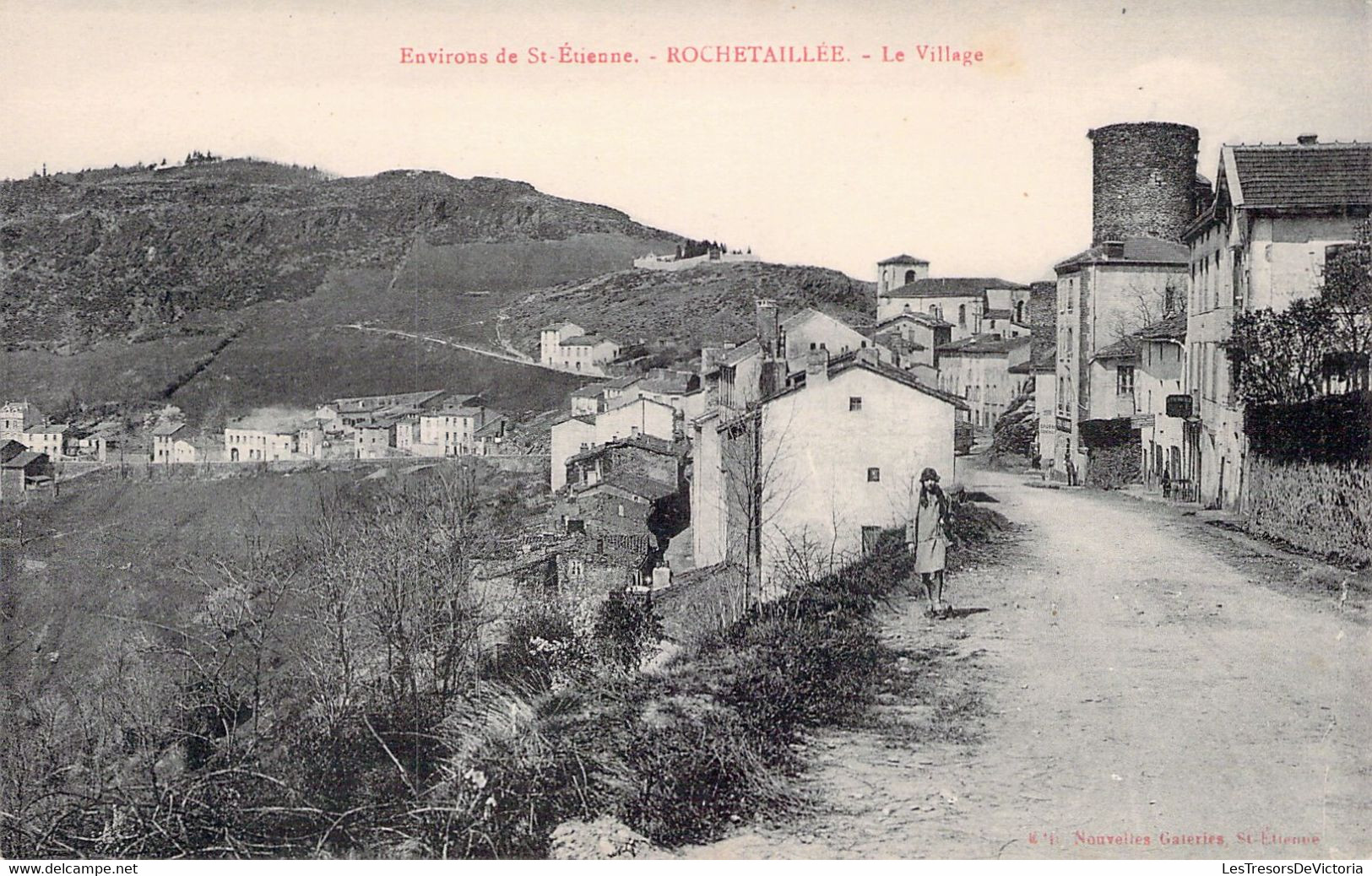 FRANCE - 42 - ROCHETAILLEE - Le Village - Carte Postale Ancienne - Rochetaillee