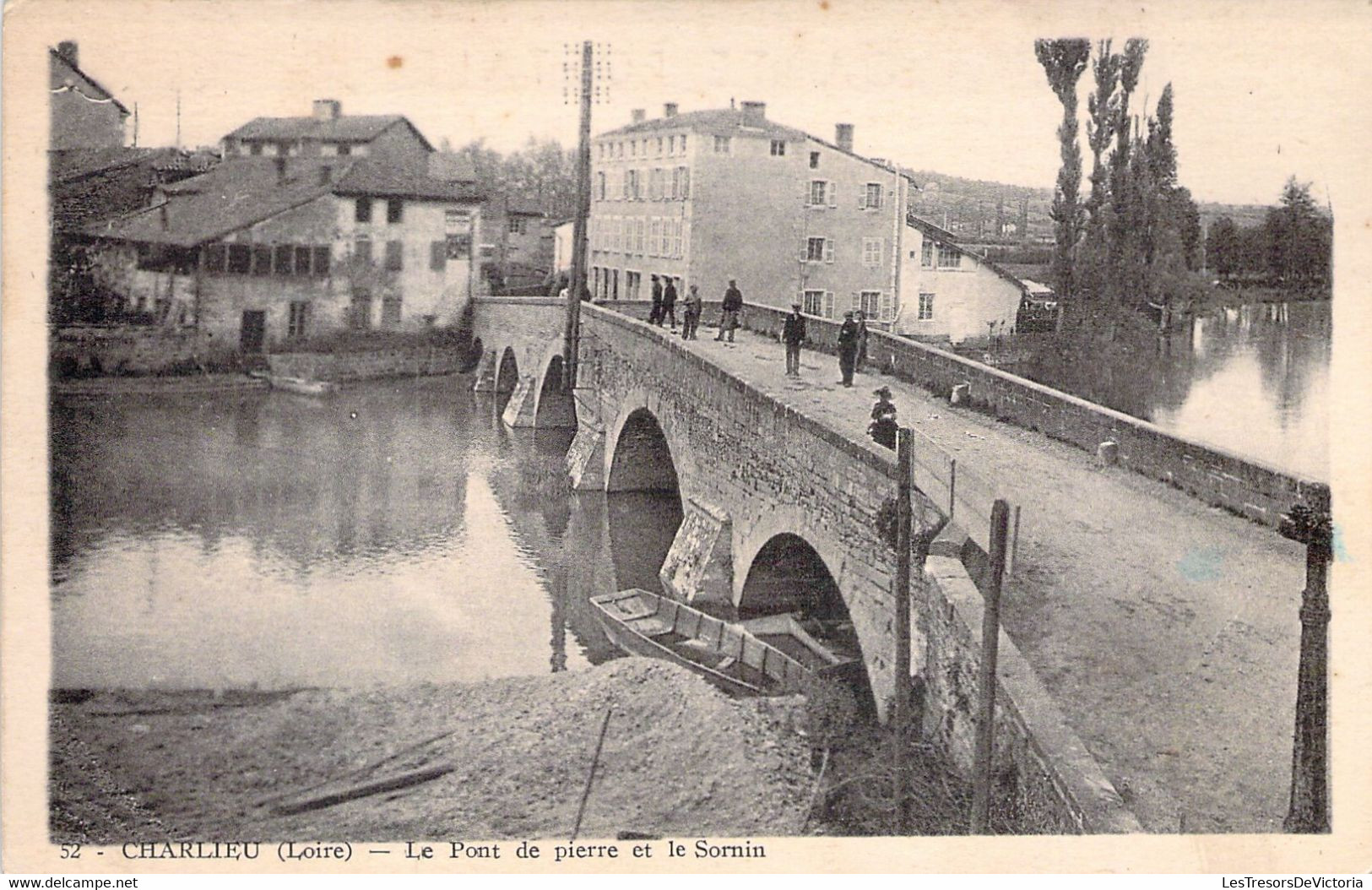 FRANCE - 42 - CHARLIEU - Le Pont De Pierre Et Le Sormin - Carte Postale Ancienne - Charlieu