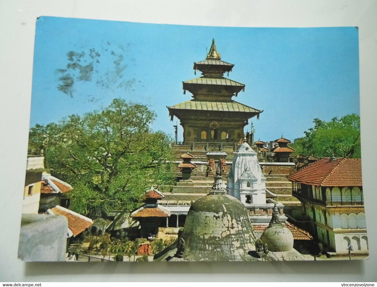Cartolina Viaggiata "Taleju Temple, Nepal" 1984 - Népal