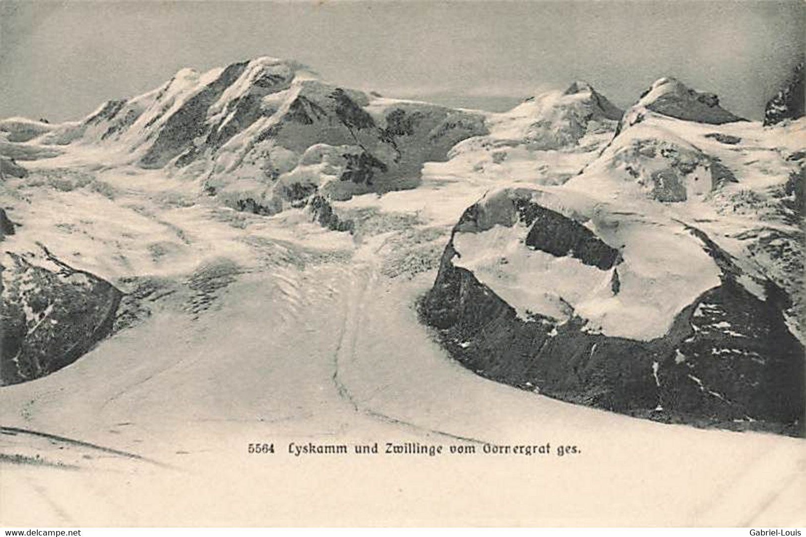 Lyskamm Und Zwillinge Vom Gornergrat Ges Zermatt Aoste - Zermatt