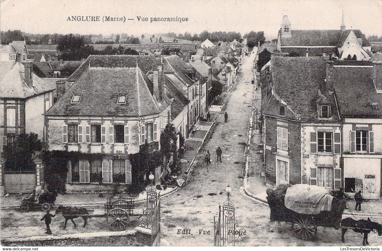 FRANCE - 51 - ANGLURE - Vue Panoramique - Carte Postale Ancienne - Anglure