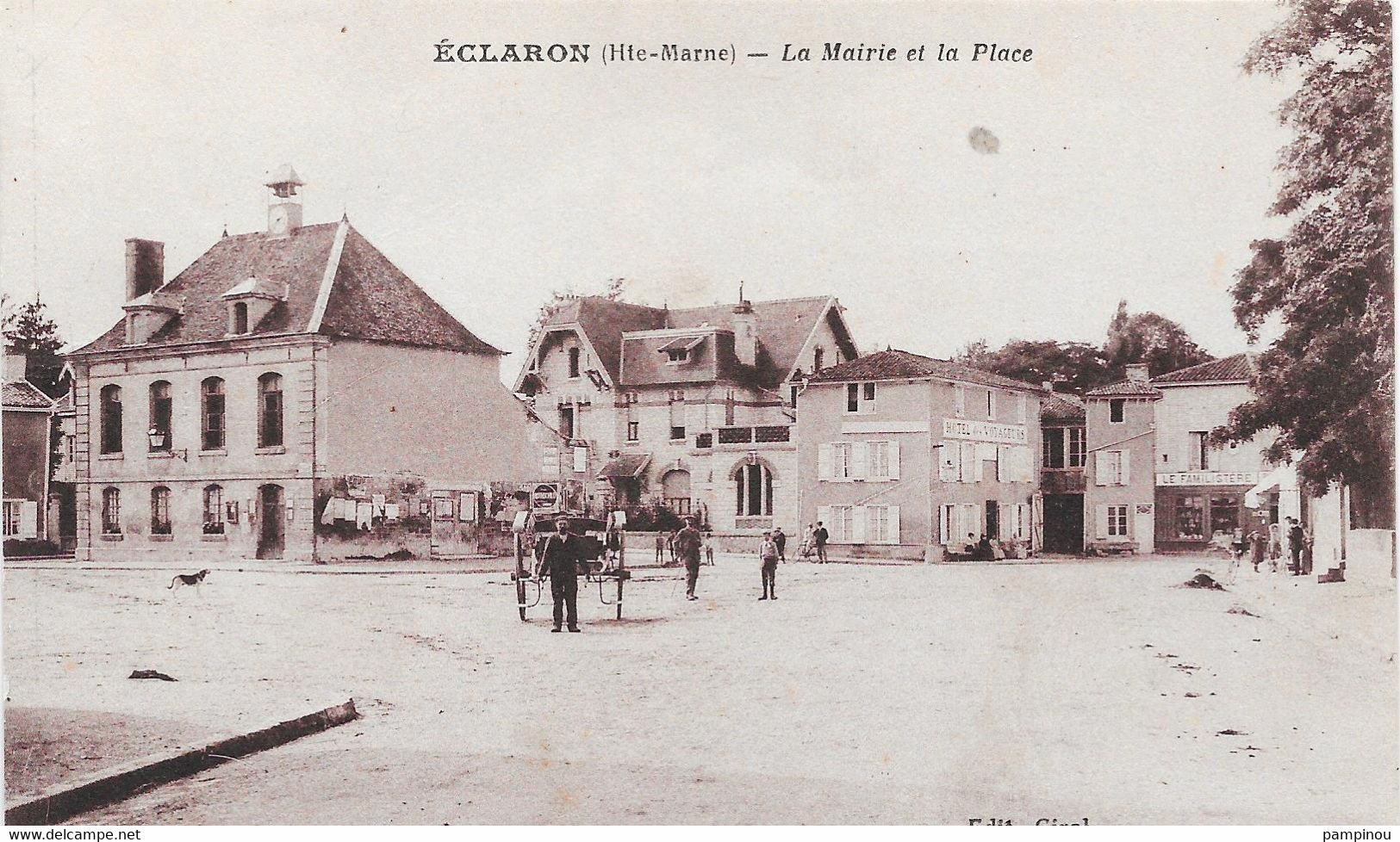 52 ECLARON - La Mairie Et La Place - Eclaron Braucourt Sainte Liviere