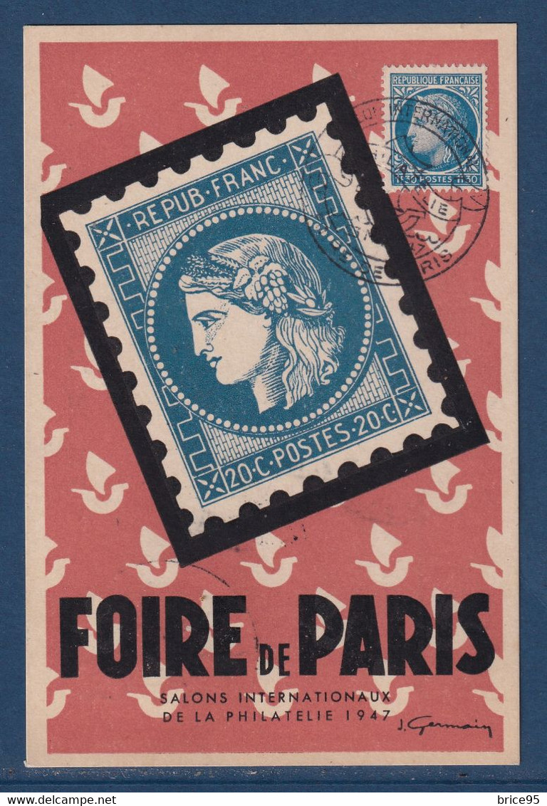 France - Carte Postale - CPA - Foire De Paris - 1947 - Bourses & Salons De Collections
