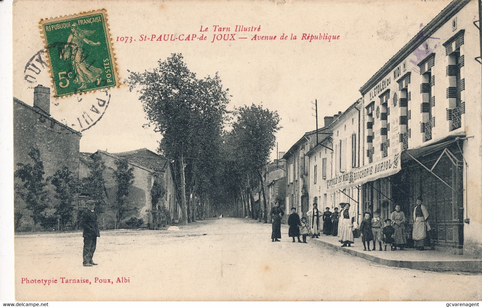 ST.PAUL  CAP DE JOUX   AVENUE DE LA REPUBLIQUE   2 SCANS - Saint Paul Cap De Joux