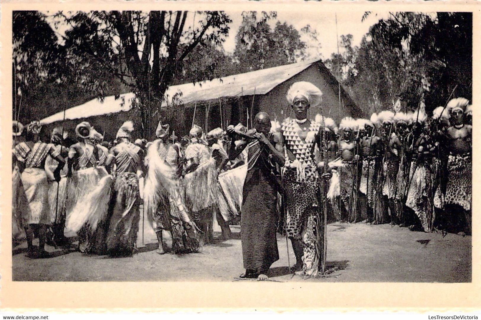 RWANDA URUNDI - Danseurs Intores à Kitega - Carte Postale Ancienne - Ruanda- Urundi