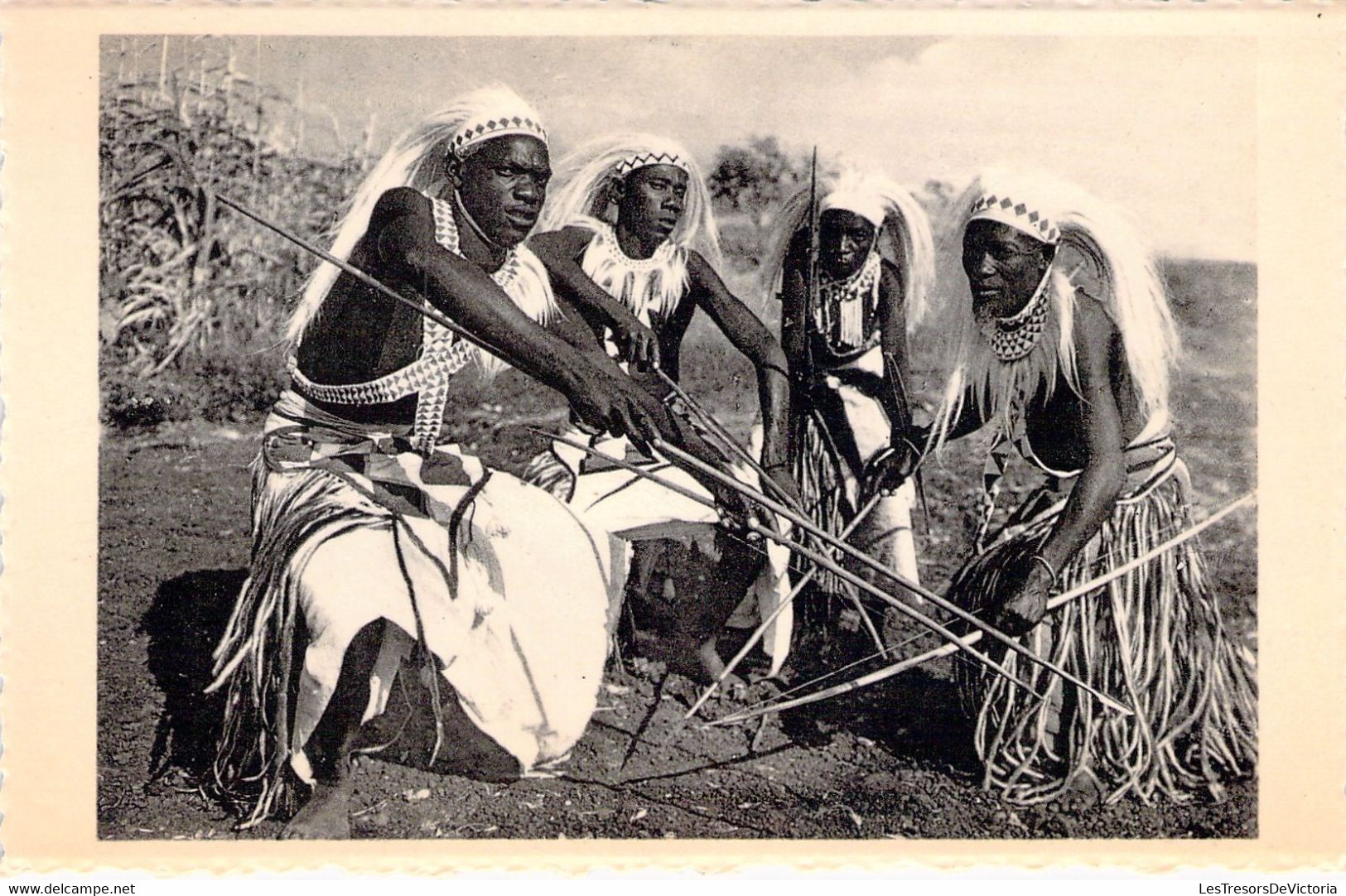 RWANDA URUNDI - Danseurs Intores Du Ruanda Urundi - Carte Postale Ancienne - Ruanda-Burundi