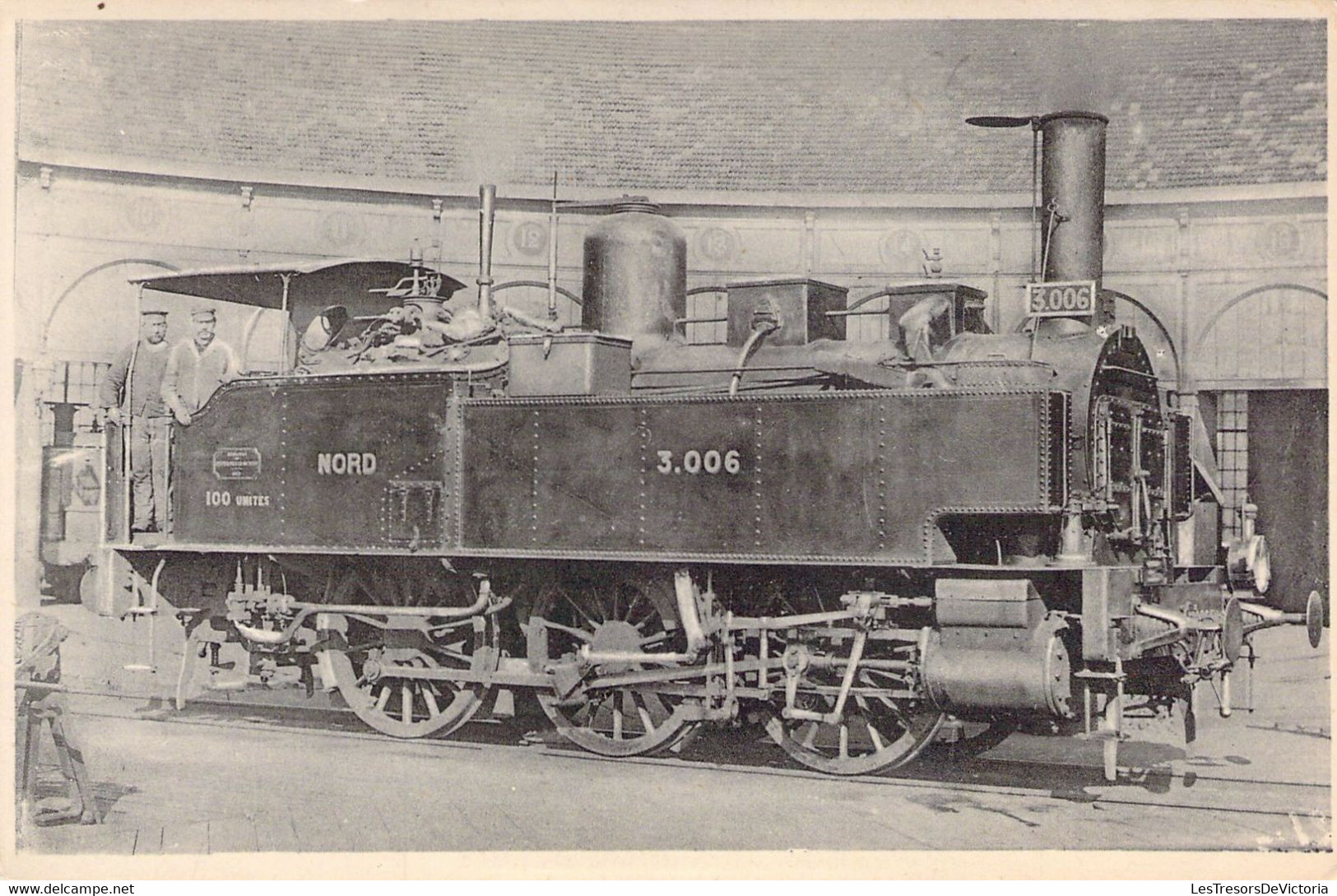 TRAINS - Machine Tender N°3006 - Locomotives Du Nord - Carte Postale Ancienne - Trains