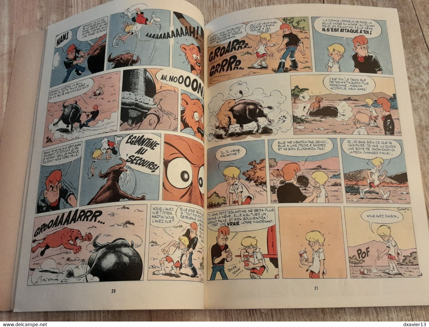 Bande Dessinée Dédicacée -  Martin Milan 15 - Eglantine de ma jeunesse (1972)