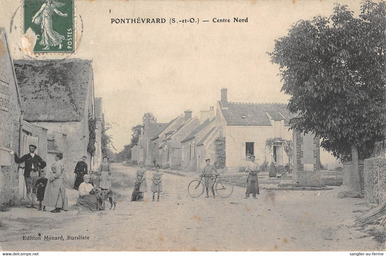 CPA 78 PONTHEVRARD CENTRE NORD - Other & Unclassified