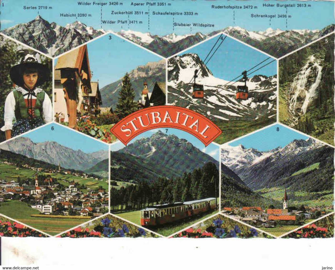 Österreich, Tirol, Stubaital, Neustift Im Stubaital, Mieders, Bezirk Insbruck Land, Gebraucht 1980 - Neustift Im Stubaital