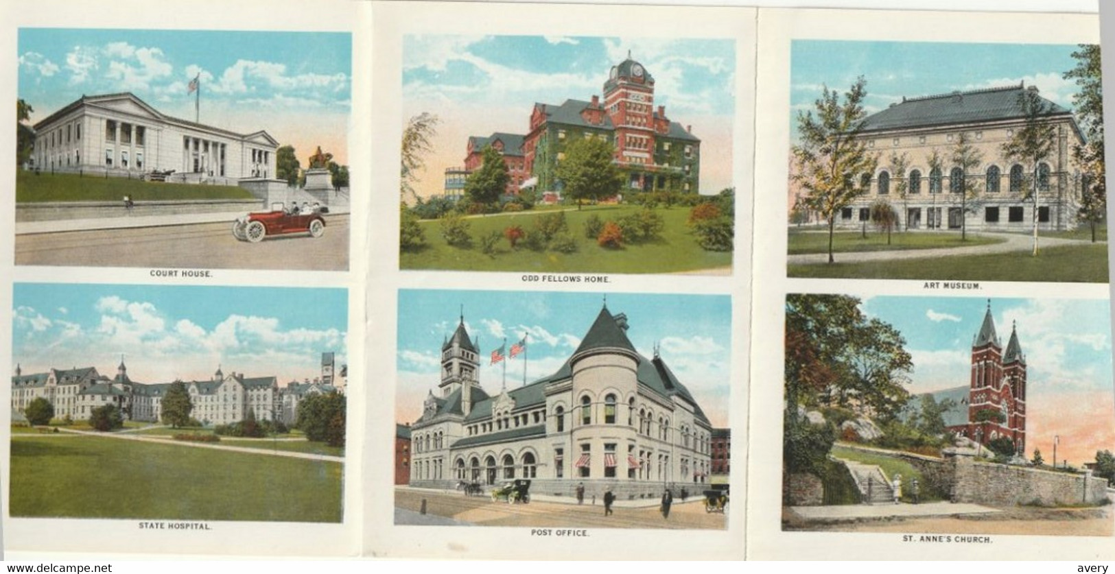 Souvenir Folder of Worcester, Massachusetts