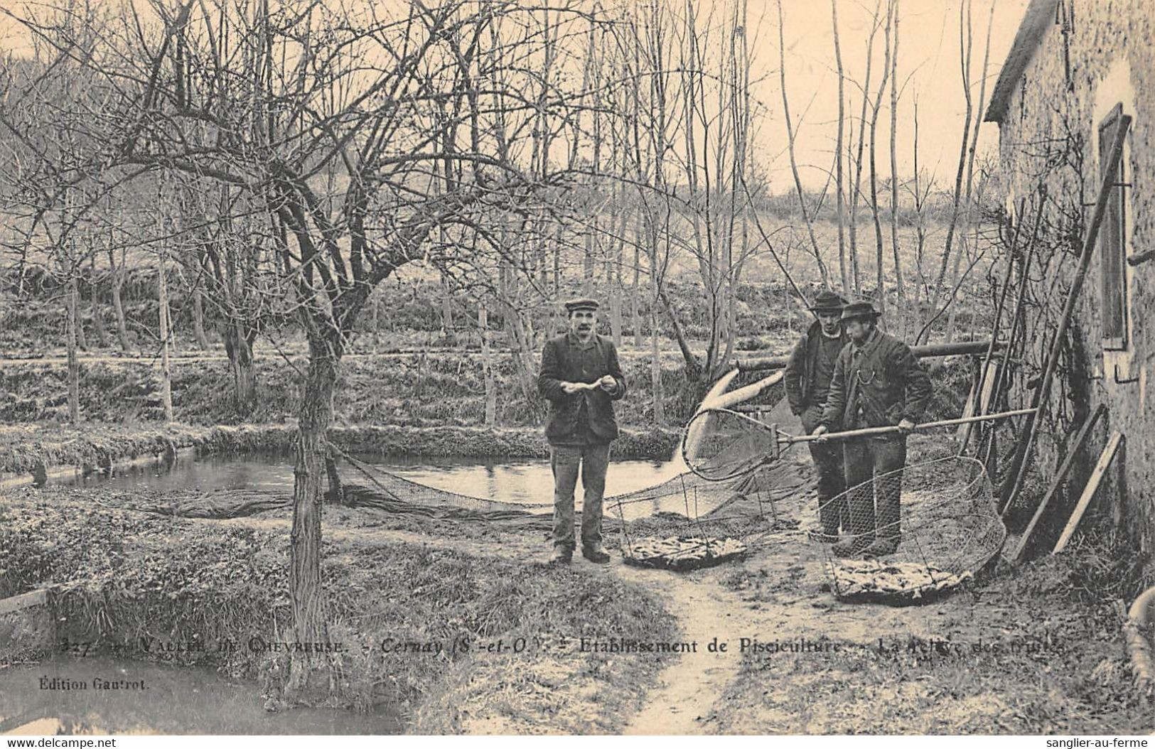 CPA 78 CERNAY / ETABLISSEMENT DE PISCICULTURE / PECHE - Cernay-la-Ville