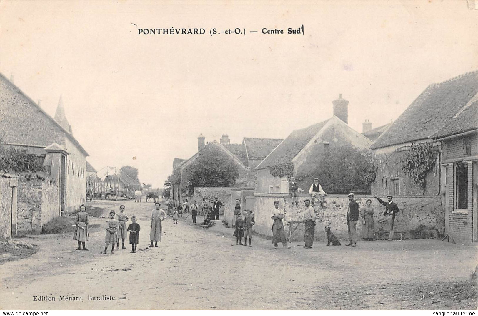 CPA 78 PONTHEVRARD / CENTRE SUD - Other & Unclassified