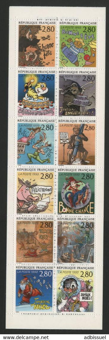 CARNET BC 2848c Le Plaisir D'écrire Avec Un Accent Sur Le "e" De "avec" 12 Valeurs Neuves ** MNH Valeur Faciale 5,12 € - Ongebruikt