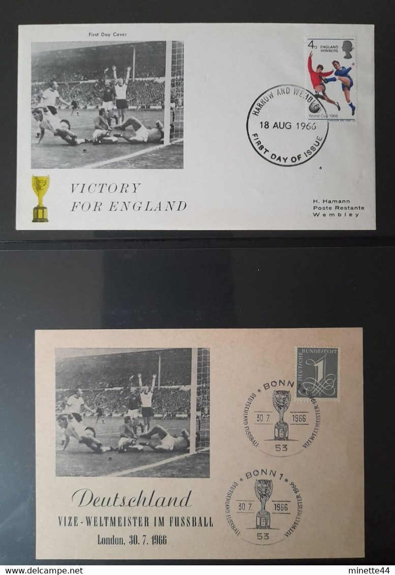 ANGLETERRE ENGLAND GERMANY 1966  FDC FINALE WEMBLEY  FOOTBALL FUSSBALL SOCCER CALCIO FUTBOL FUTEBOL FOOT FUTEBOL VOETBAL - 1966 – England