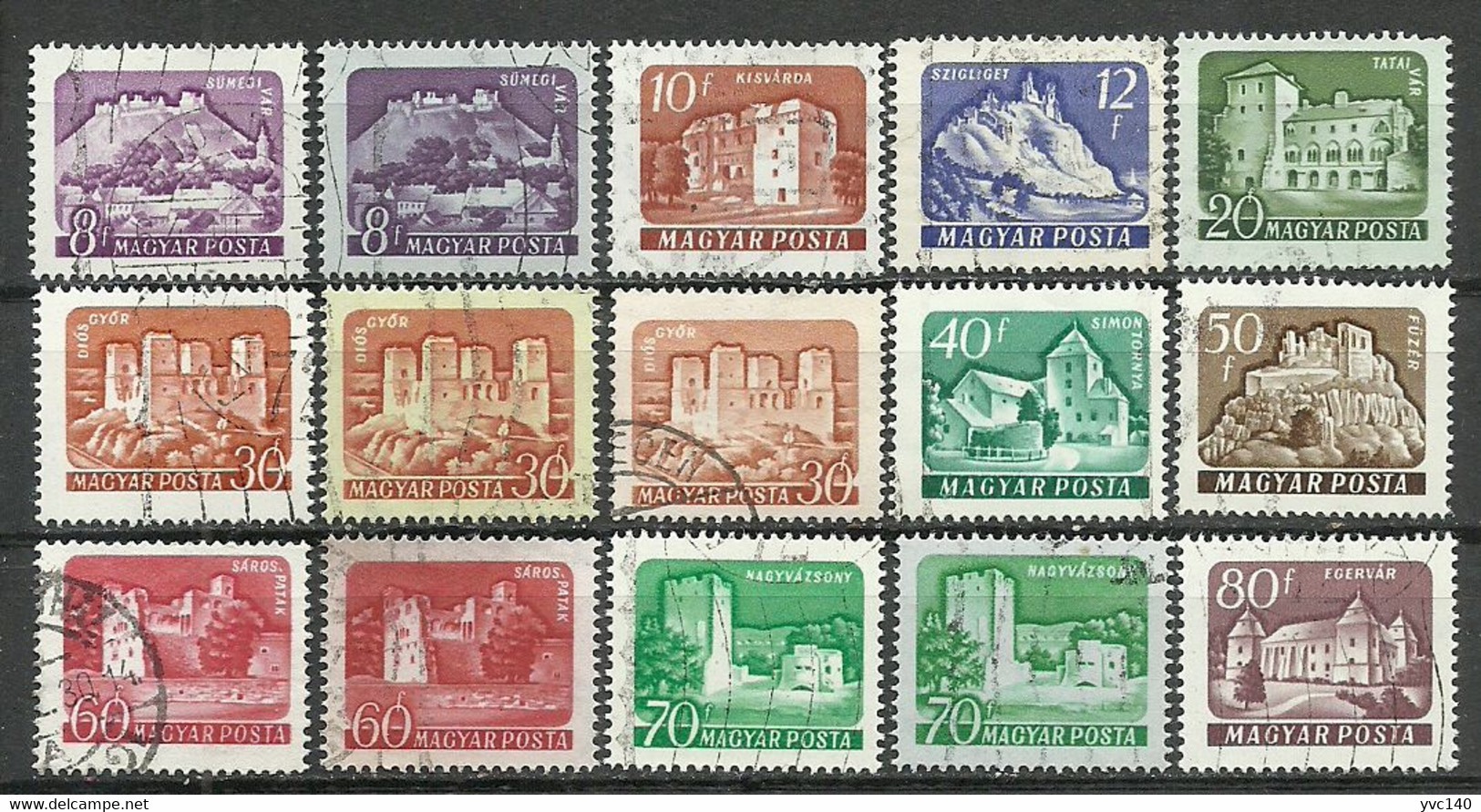Hungary ; 1960 Castles - Châteaux