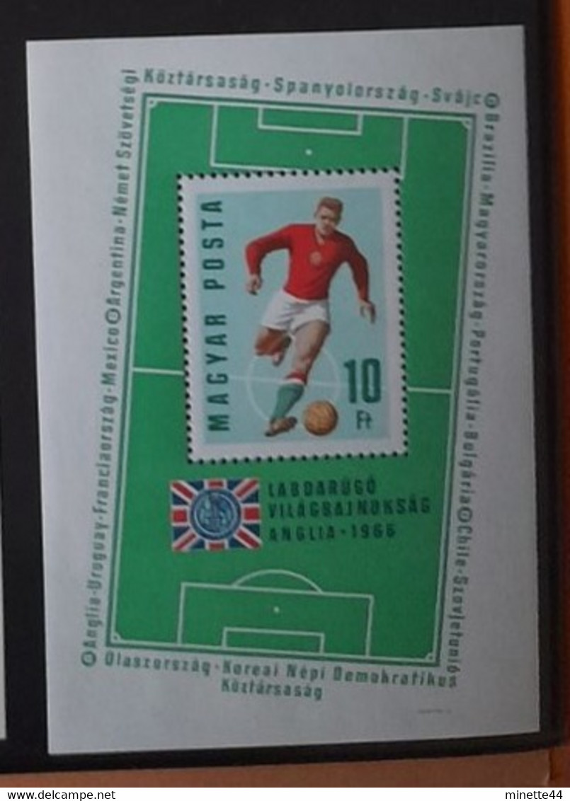 ANGLETERRE ENGLAND 1966 MNH** HONGRIE MAGYAR FOOTBALL FUSSBALL SOCCER CALCIO FUTBOL FOOT VOETBAL FUTEBOL FOTBAL FOTBOLL - 1966 – Inglaterra