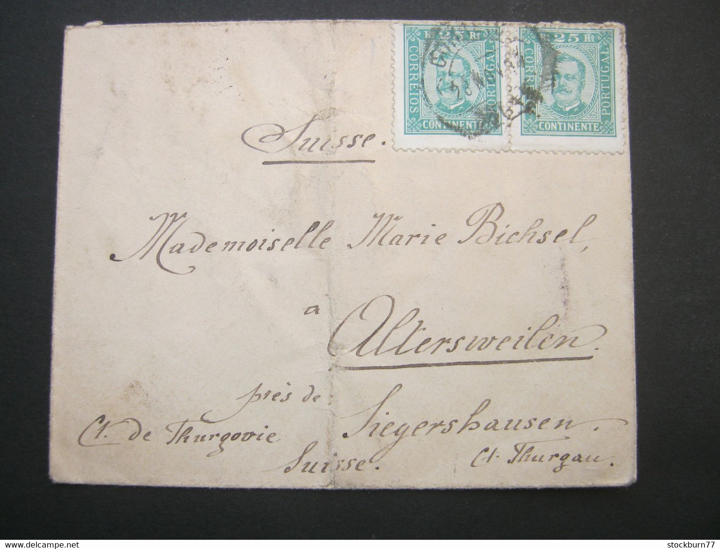 1894, Brief In Die Schweiz - Lettres & Documents