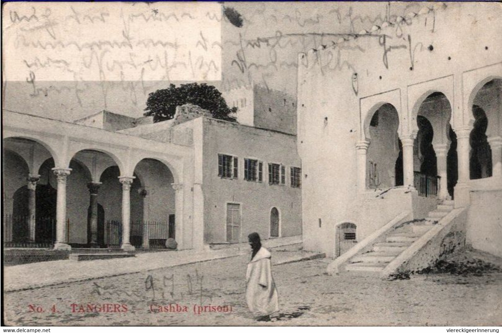 ! 1907 Alte Ansichtskarte Aus Tanger, Tangiers, Cashba, Prison, Marokko, Maroc - Tanger