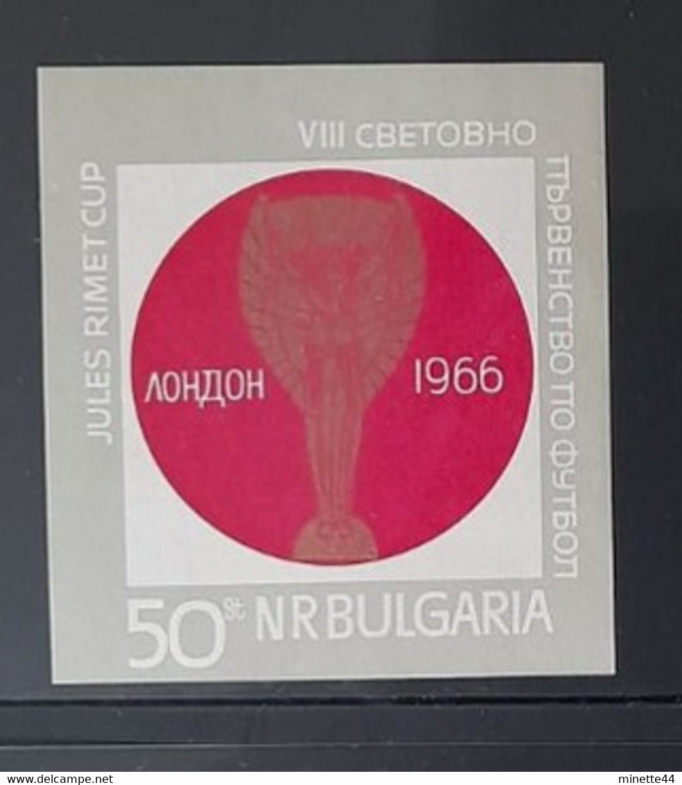 ANGLETERRE ENGLAND 1966 MNH** BULGARIE BULGARIA   FOOTBALL FUSSBALL SOCCER CALCIO FUTBOL FOOT  FUTEBOL FOTBOLL VOETBAL - 1966 – Engeland