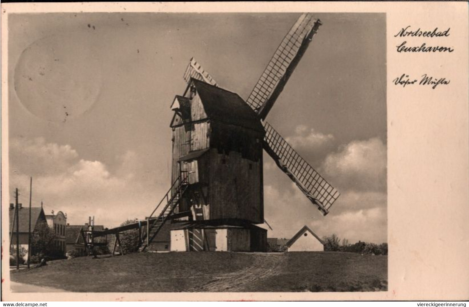 ! 1935 Ansichtskarte Aus Cuxhaven, Döser Mühle, Windmühle, Windmill, Moulin A Vent - Windmills