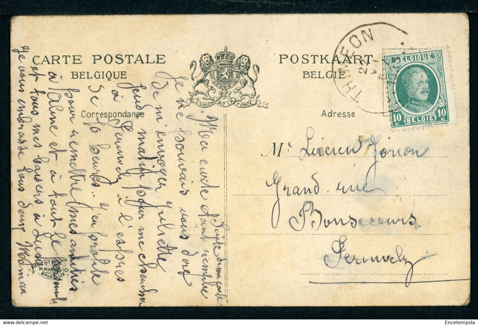 CPA - Carte Postale - Belgique - Thiméon - Chaussée De Nivelles (CP22409OK) - Pont-a-Celles