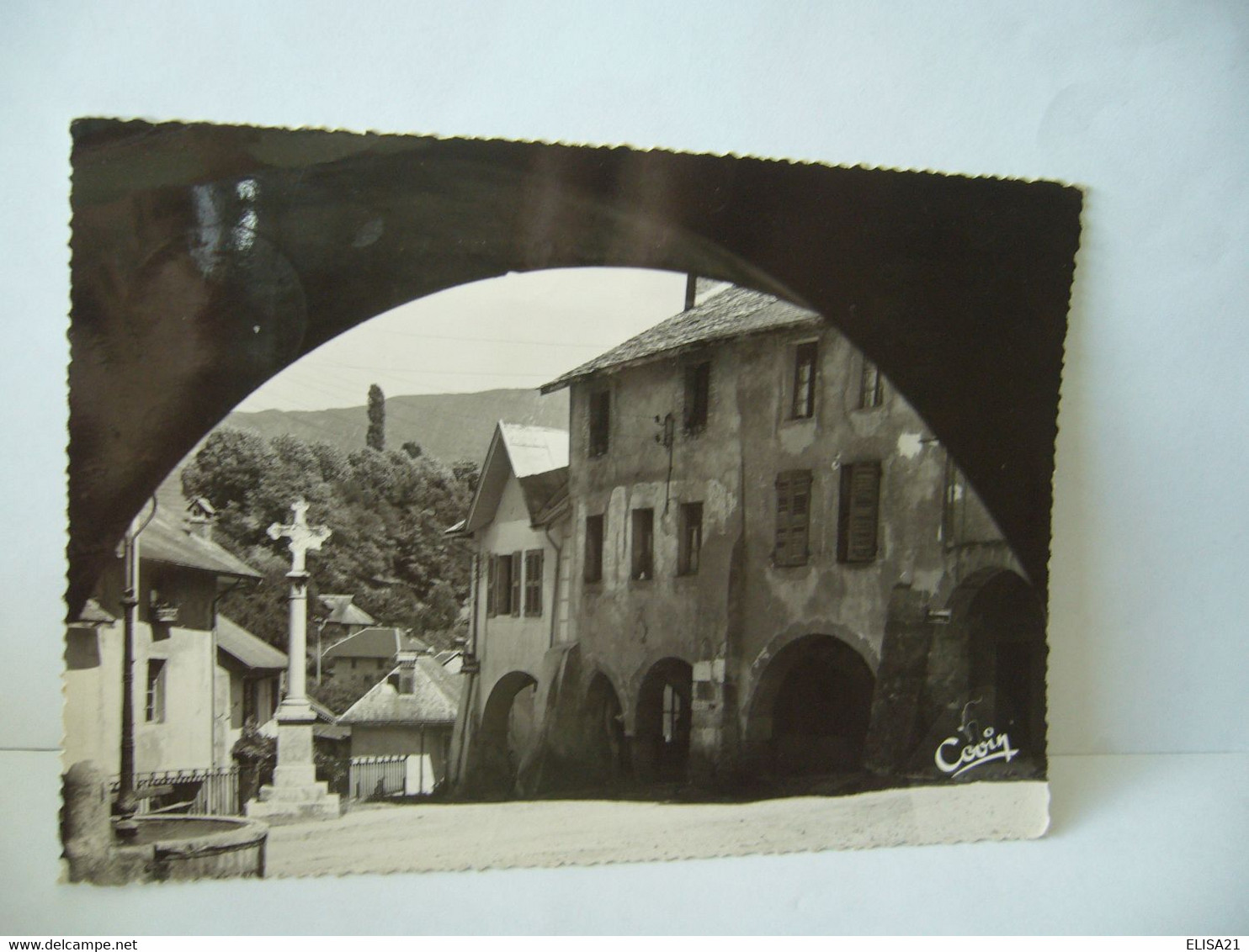 ALBY SUR CHERAN  74 HAUTE SAVOIE PLACE DU TROPHEE CPSM ANNEE 1957 EDITIONS COVIN CHAMBERY - Alby-sur-Cheran