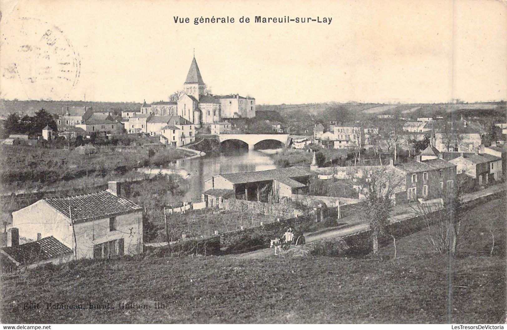 FRANCE - 85 - Mareuil Sur Lay - Vue Générale - Carte Postale Ancienne - Mareuil Sur Lay Dissais