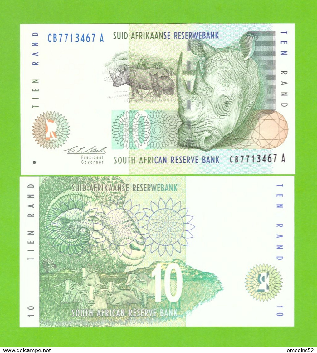 SOUTH AFRICA 10 RAND 1993- P-123a UNC - Afrique Du Sud