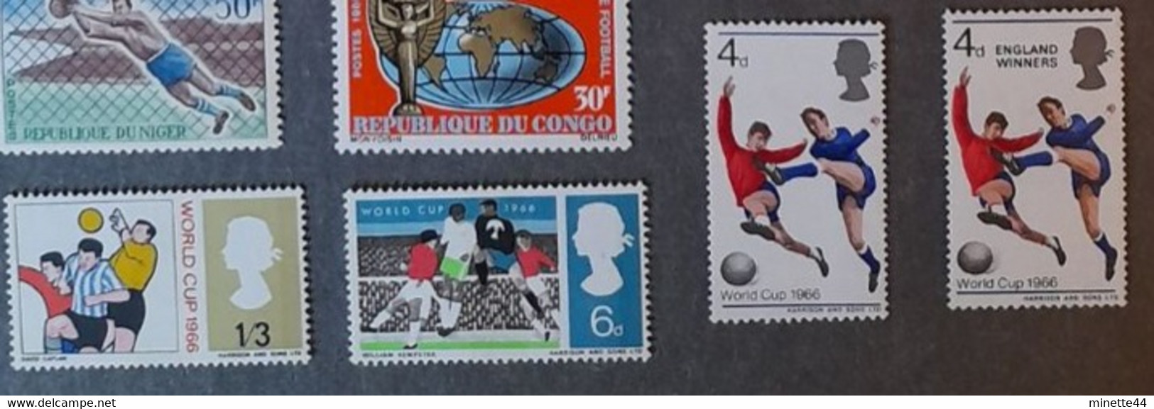 ANGLETERRE ENGLAND 1966 MNH** FULL SET 4 Stamps FOOTBALL FUSSBALL SOCCER CALCIO FUTBOL FOOT  FUTEBOL FOTBOLL Gardien - 1966 – England