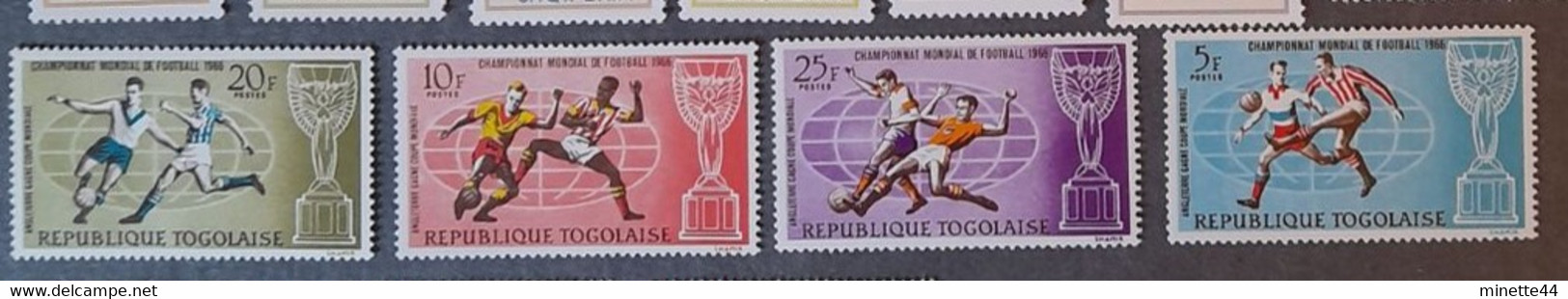 ANGLETERRE ENGLAND 1966 MNH**TOGO   FOOTBALL FUSSBALL SOCCER CALCIO FUTBOL FOOT  FUTEBOL - 1966 – Inglaterra