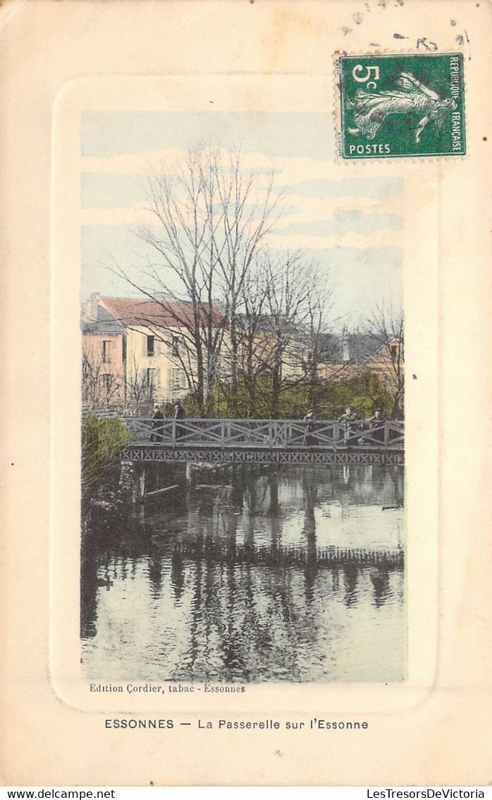 FRANCE - 92 - Essonnes - La Passerelle Sur L'Essonne - Editeur : Cordier - Carte Postale Ancienne - Essonnes