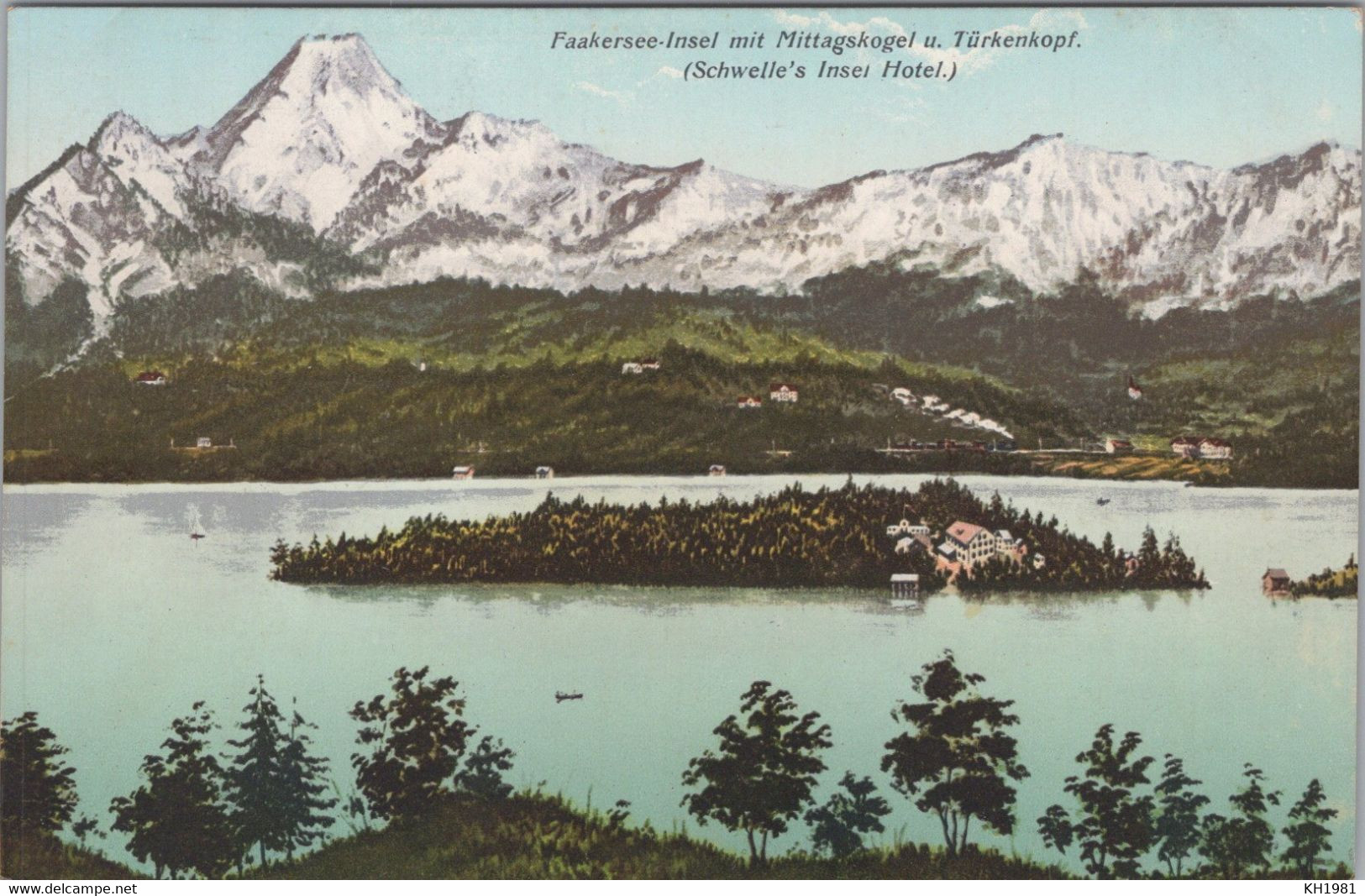 Faakersee-Insel - Faakersee-Orte