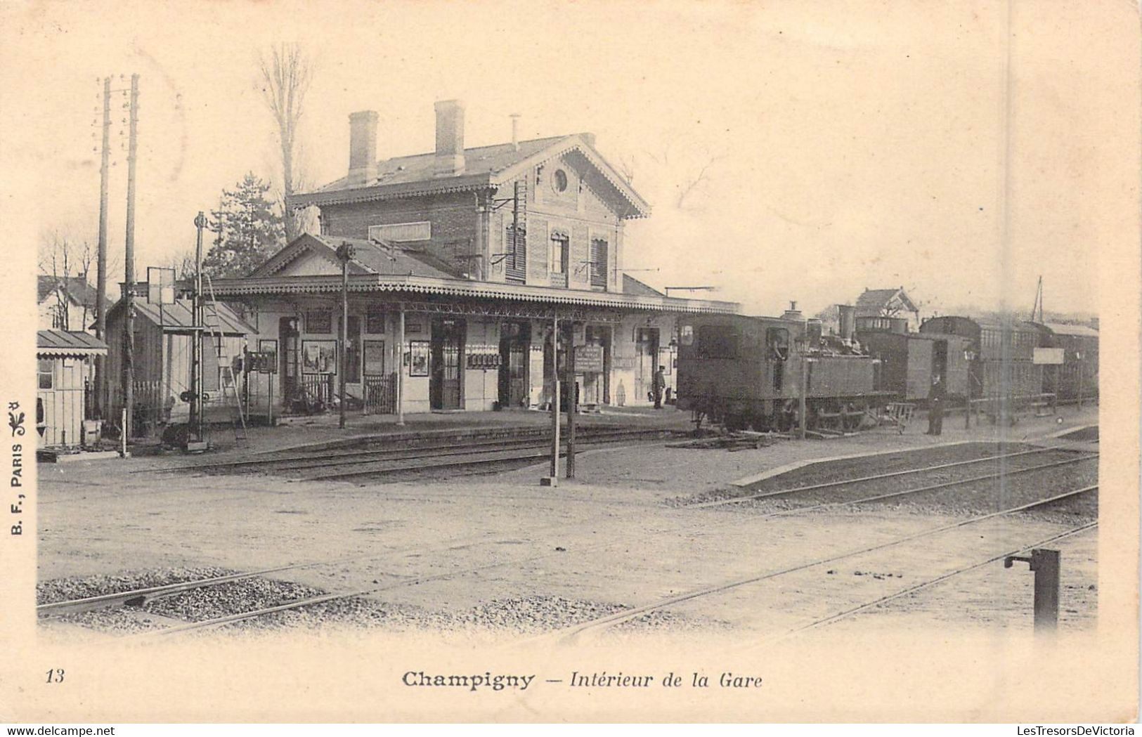 FRANCE - 94 - Champigny - Intérieur De La Gare - Carte Postale Ancienne - Nogent Sur Marne