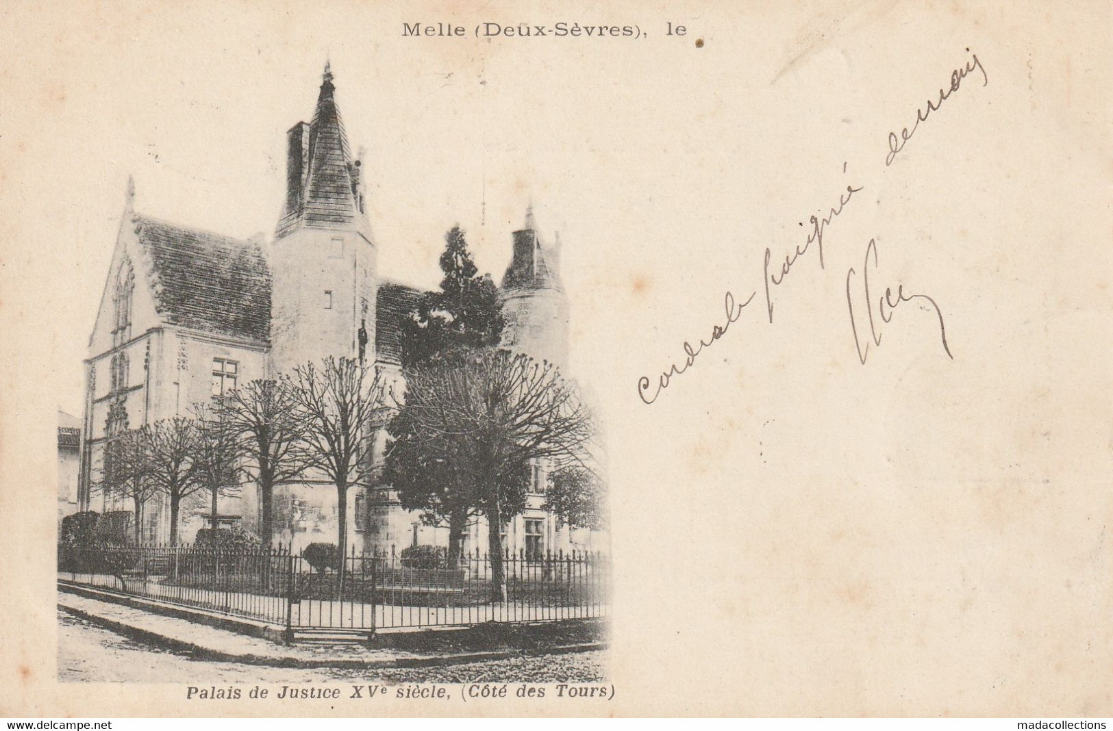 Melle (79 - Deux-Sèvres) Le Palais De Justice - Melle