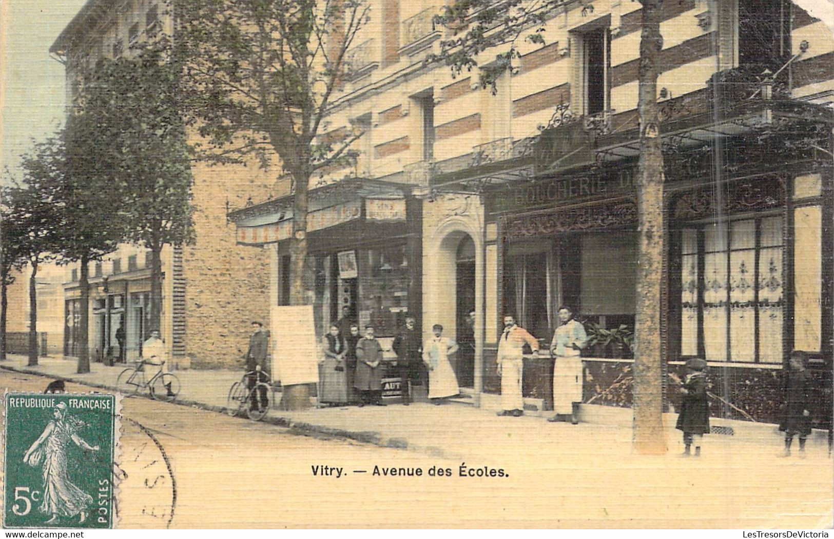 FRANCE - 94 - Vitry - Avenue Des Ecoles - Carte Postale Ancienne - Vitry Sur Seine