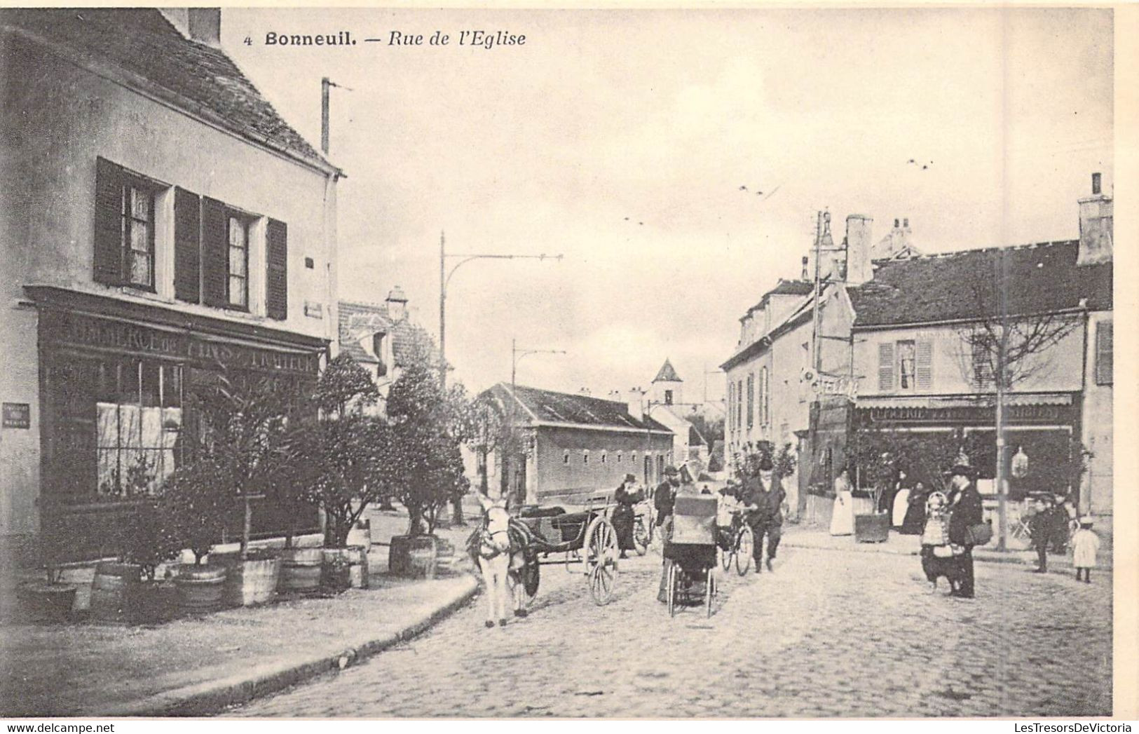 FRANCE - 94 - Bonneuil - Rue De L'Eglise - Carte Postale Ancienne - Bonneuil Sur Marne