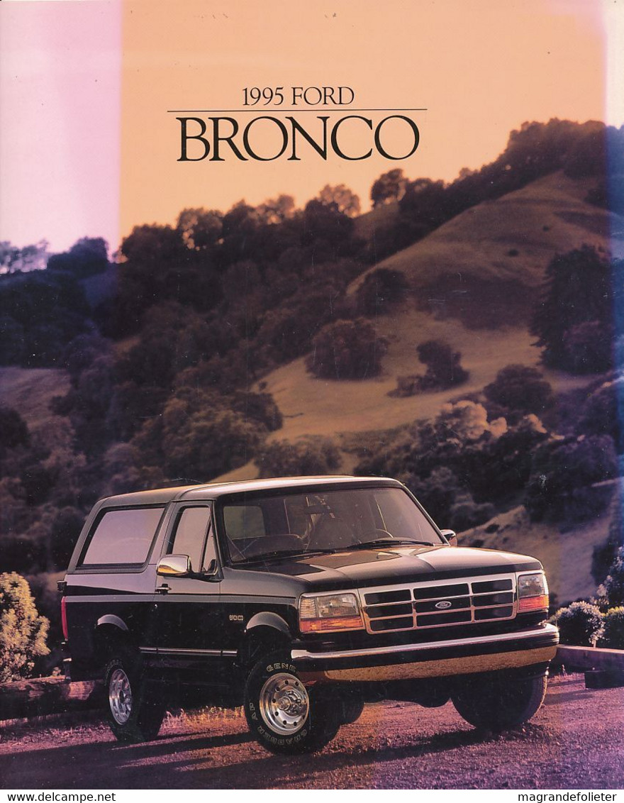 CATALOGUE VOITURE FORD BRONCO - Voitures