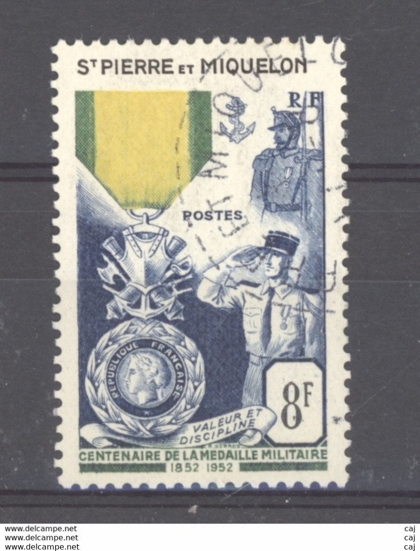 Saint Pierre Et Miquelon  -  1952  :  Yv  347  (o) - Gebraucht