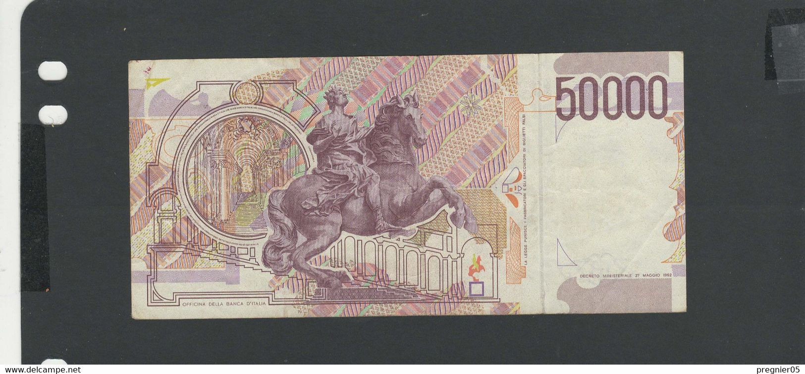 ITALIE - Billet 50000 Lire 1992 TTB/VF Pick-116 - 50000 Lire