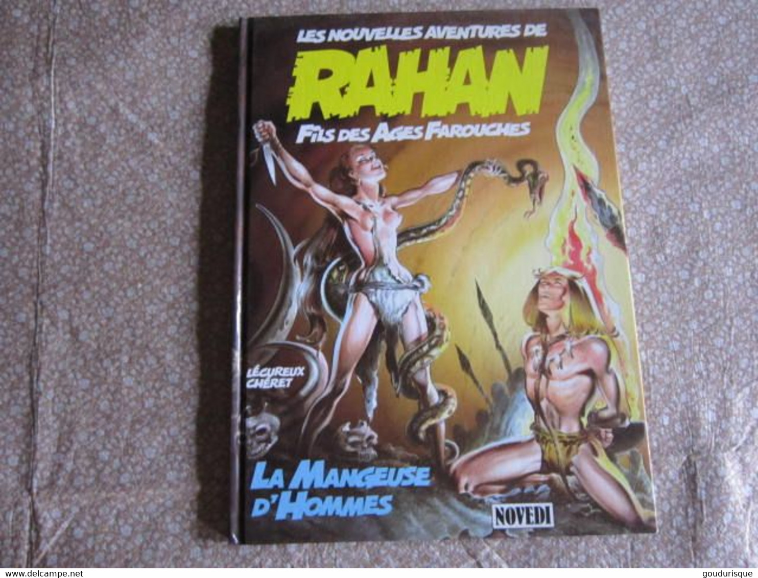 LES NOUVELLES AVENTURES DE RAHAN LA MANGEUSE D'HOMMES     LECUREUX CHERET  NOVEDI - Rahan