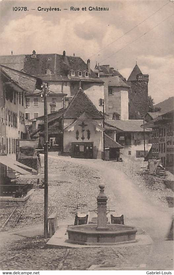 Gruyères Rue Et Château - Gruyères