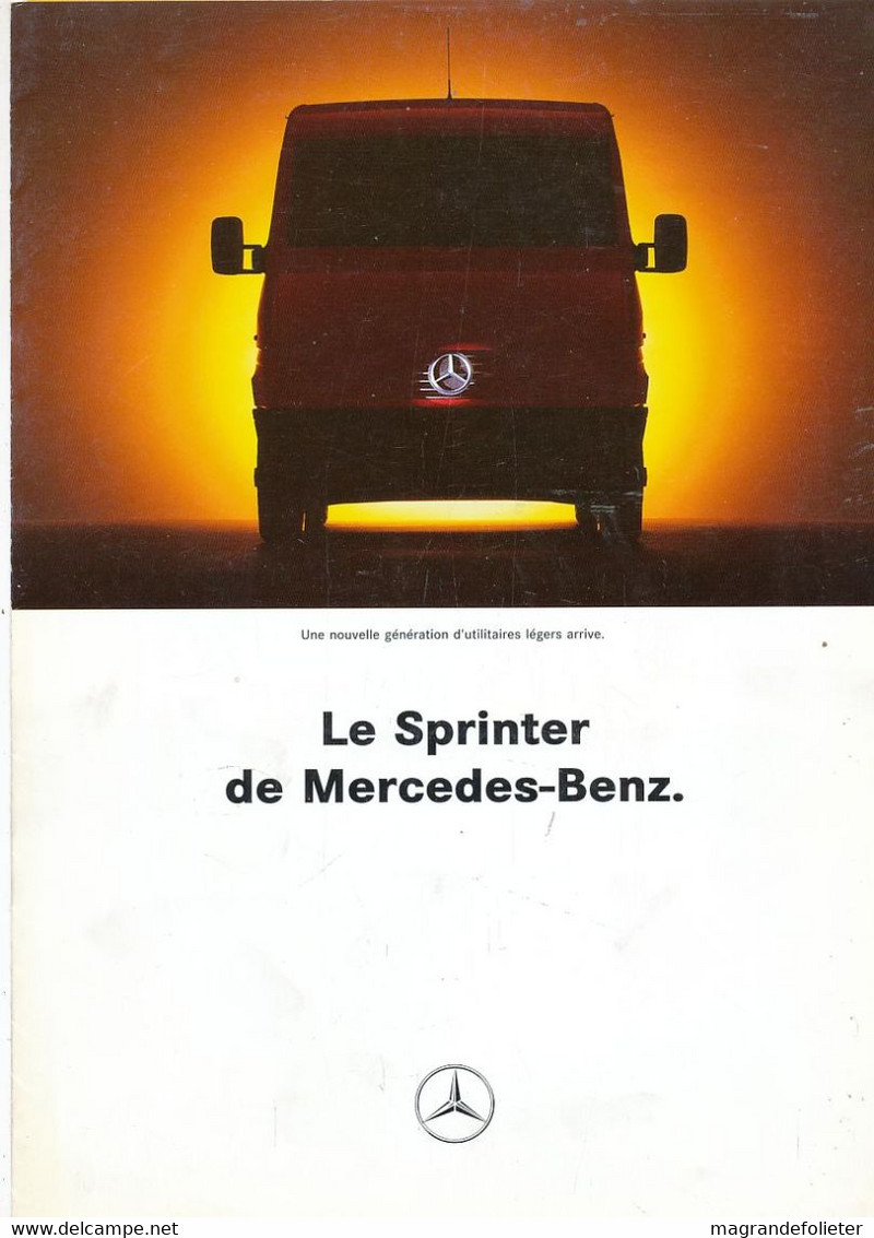 CATALOGUE VOITURE LE SPRINTER DE MERCEDES - Voitures