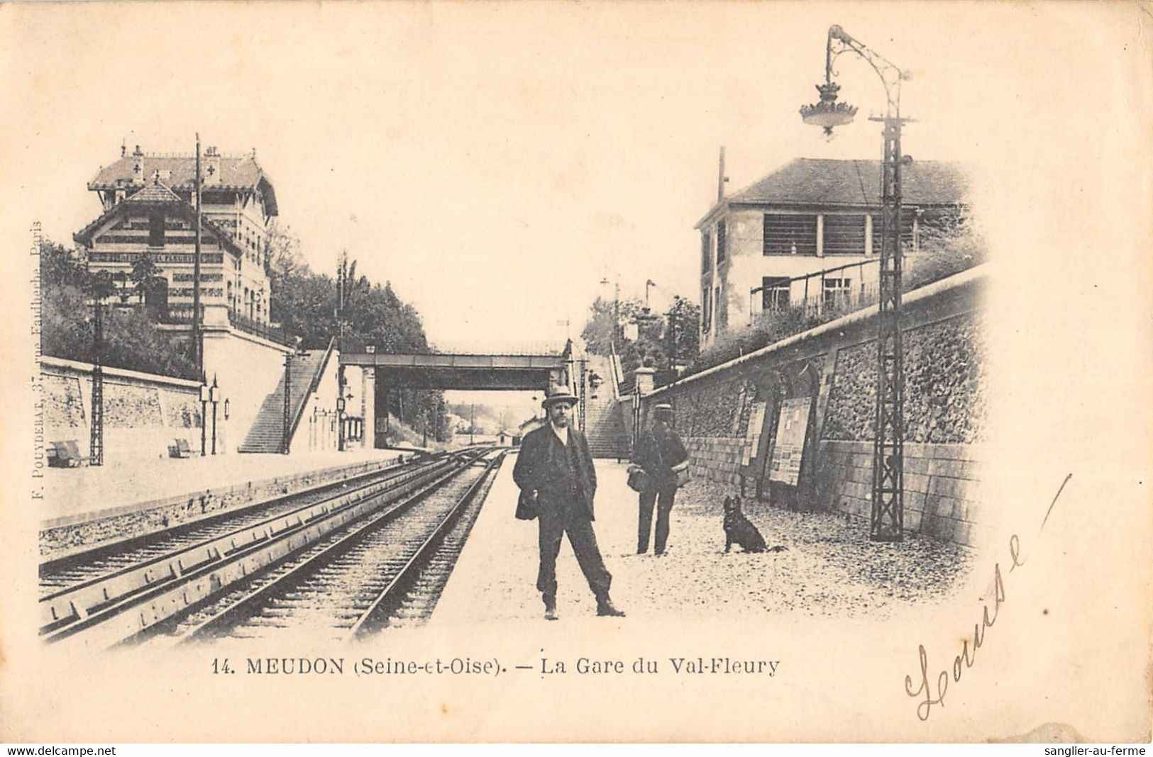 CPA 92 MEUDON / LA GARE DU VAL FLEURY - Meudon